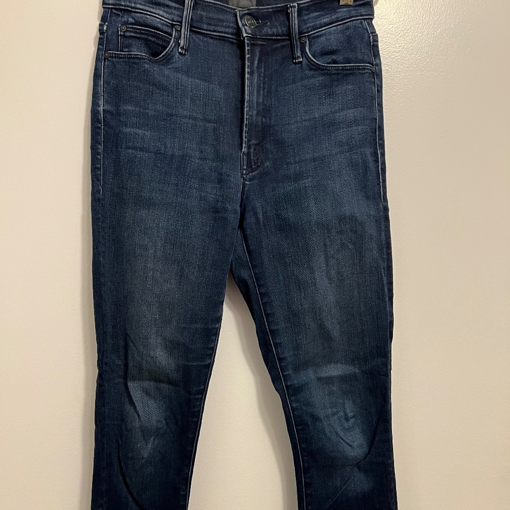 MOTHER Stunner Zip Ankle Step Fray Size 26